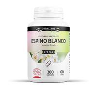Espino blanco Orgánico Sumidad florida - 810 mg/día - Crataegus laevigata - 200 capsulas | Premium, Sin Aditivos & Formato Ahorro