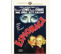 Espionaje DVD (1937) - Edmund Lowe,Madge Evans,Paul Lukas ,Ketti Gallian,Kurt