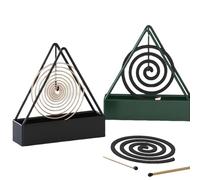 Espiral Antimosquitos Apoyo,2pcs Soporte Bobina Mosquito,Porta Incienso En Espiral,Soporte Espiral Mosquitos,Estuche Bobina Mosquito,Incienso Mosquito Coil Holder