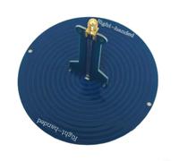 Espiral arquímedeo de 280 MHz a 6 GHz que ofrece doble polarización circular y transferencia de energía eficiente (15 cm para diestros)