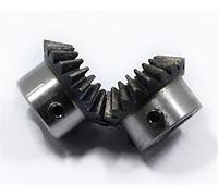 Espiral de piñón Engranaje cónico de 2 uds., 1,5 M, 20T, 8mm, 10mm, 12mm, 14mm, 15mm, módulo de 1,5, engranaje de piñón espiral de 20 dientes, engranaje de acero de malla de 90 grados Gusano de la mit