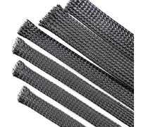 Espiral Envoltura Insulated Braid Tight Mesh Tube 1 Meter 10 Meters Black Nylon 1mm to 100mm Expandable Wrapping Cable Sleeve Wire Sleeving Spiral Tubería Cubrir (Size : 16mm inside diameter, Color