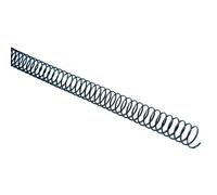 Espiral Metálica Encuadernación 5:1 DHP Negro Tamaño 34 mm. Caja x50