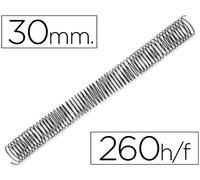 Espiral Metálica Q-Connect 64 5:1 30mm 1.2mm (50 Uds)