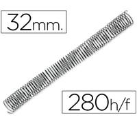 Espiral Metálica Q-Connect 64 5:1 32mm 1.2mm (50 Uds)