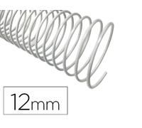 Espiral Metalico Q-Connect Blanco 64 5:1 12 mm 1mm (200 Uds)