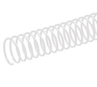 Espiral metalico q-connect blanco 64 5:1 14 mm 1mm caja de 100 unidades - KF17127