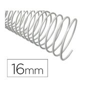 Espiral Metálica Q-Connect Blanco 64 5:1 16mm 1.2mm (100 Uds)