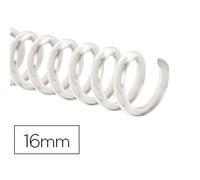 Espiral Plastico Q-Connect Transparente 32 5:1 16Mm 2Mm Caja De 100 Unidades