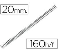 Espiral Q-Connect Metálico 64 5:1 20mm 1.2mm (100 Uds)