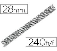 Espiral Q-Connect Metalico 64 5:1 28mm 1.2mm (50 Uds)