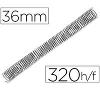 Espiral Q-Connect Metalico 64 5:1 36mm 1.2mm (25 Uds)