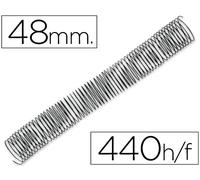 Espiral Q-Connect Metalico 64 5:1 48mm 1.2mm (25 Uds)
