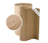 Espirito Rebelde Rollo de cartón ondulado 70 cm x 10 m - Embalaje de protección resistente, perfecto para envíos