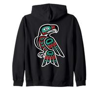 Espíritu Cazador de visión de águila del Pacífico Noro Sudadera con Capucha