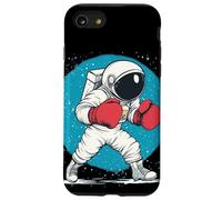 Espíritu de combate galáctico con este astronauta en guantes Carcasa para iPhone SE (2020) / 7 / 8