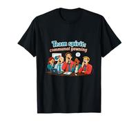 Espíritu de Equipo comunal bostezo Oficina reunión Humor Camiseta