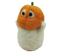 Espíritu de Fieltro, decoración Fantasma - Pequeña decoración Fantasma de Halloween para árbol - Decoraciones de Halloween al Aire Libre, Fantasmas en Miniatura Blanca, de Fieltro de