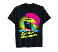 Espíritu de Innovación Neon Cruise Design Camiseta