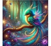 Espíritu de los pájaros del Bosque Puzzle 300 Piezas para Adultos, DIY Rompecabezas Adultos 300 Piezas, Entretenimiento Creativo, Puzzles Clásicos, Juego de Habilidad para Toda La Familia