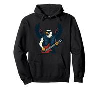 Espíritu de Rock Eagle del Poder y la Libertad estadounidenses Sudadera con Capucha
