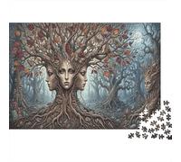 Espíritu del árbolRompecabezas Clásico De 1000 Piezas Cartón Reciclado Bosque Místico Coordinación Ojo-Mano Adolescentes 12+, Tiempo Libre, Regalo De Cumpleaños 52x38cm/1000pcs