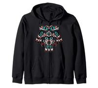 Espíritu del Clan Oso Oso del águila Tlingit India Nativo Americano de A Sudadera con Capucha