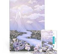 Espíritu del río y del Cielo Rompecabezas para Adolescentes 1000 Piezas Regalos de Juegos desafiantes Regalos para Amigos y Familiares 38x26cm