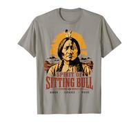 Espíritu del Toro Sentado Jefe Nativo Americano Lakota Sioux Camiseta