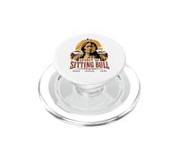 Espíritu del Toro Sentado Jefe Nativo Americano Lakota Sioux PopSockets PopGrip para MagSafe