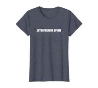 Espíritu emprendedor Camiseta, Mujer, Azul Jaspeado, L