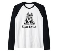 Espíritu Guardián Leal de Cane Corso Camiseta Manga Raglan