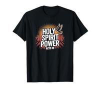 Espíritu Santo Poder Hechos 19 Adoración Cristiana Alabanza Arte Camiseta