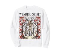 Espíritu Wendigo Críptido Terror Folklore Bosque Sudadera