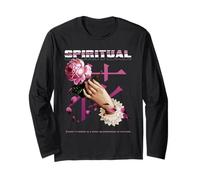 Espiritual Flor Alma - Aesthetic Edgy Streetwear Manga Larga