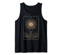 Espiritual Mística Esotérica Edgy Streetwear Carta del Tarot Camiseta sin Mangas