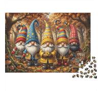 Espíritus del otoño Puzzle 1000 Piezas Adultos Y Niños,Premium,Desafío,Regalo Ideal Dwarfs,Relax,Deco Pared,Reto,14 Años+,Anti-estrés,Educativo,Rompecabezas 70x50cm