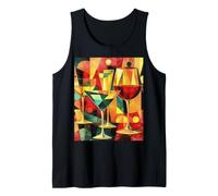 Espíritus Retro en geometría Camiseta sin Mangas