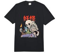 Espíritus Yokai japoneses - Esqueleto de Gashadokuro, Kappa Comfort Colors Adult Heavyweight T-Shirt