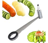 Espirizador de calabacín, fabricante de fideos de calabacín,Slicer vegetal de acero inoxidable para calabacín - Seguro para lavavajillas, para cocinar sin deslizamiento para alimentos hacen que el