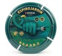 ESPIROFLEX Manguera de Jardín 15 metros de PVC 5/8" para Riegos Domésticos | Manguera de Agua Elástica y Flexible Reforzada con Malla de Poliéster | Modelo Espirojardín