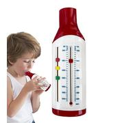 Espirómetro de incentivo | Dispositivo portátil para medir el pulmón | Herramienta de medición de | Probador de capacidad pulmonar para adultos y niños para controlar la función