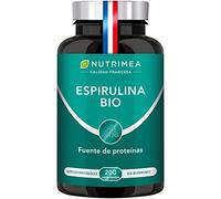 Espirulina Ecológica - 100% BIO Vegana - 200 comprimidos - Rica en proteínas, hierro y antioxidantes - Fabricado en Francia