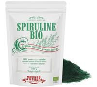 ESPIRULINA ECOLÓGICA EN POLVO * 250g * POWDER Nothing But Plants® * Garantía de satisfacción o reembolso