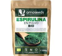 Espirulina en polvo BIO 250G | Natural y Pura | Rica en proteínas y hierro | Energía, Deporte, Inmunidad | Sin OGM ni Conservantes | Primera Calidad