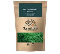 Espirulina en Polvo BIO Plus | Samskara | 57% Proteína | Alga Spirulina Ecológica | | Para Batidos, Yogur, Harinas, Sopas | (500gr)