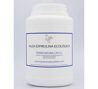 Espirulina en Polvo Ecológica Power Natural Life | 100% Orgánica | Sin Aditivos ni Añadidos | Envase de 500 gr