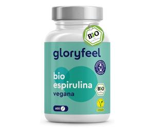 Espirulina Orgánica 3000mg - 600 Comprimidos de 100% BIO Spirulina - Energía, Detox, Fuerza y Efecto de Saciedad - Alta Dosis en Ficocianina 26% - Certificación ecológica oficial