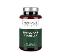 Espirulina y Chlorella 1800mg BIO-Disponible y Vegana