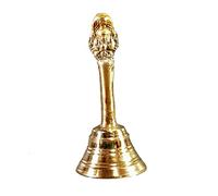 eSplanade - 4.25 "de latón Premium Pooja Puja Bell Ghanti, para el propósito de Poojan, artículo de Regalo Espiritual, Hecho de latón 100% sólido